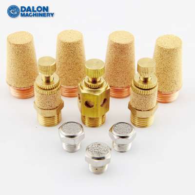 B type 1/8 G/BSP thread pneumatic sintered brass bronze silence muffler