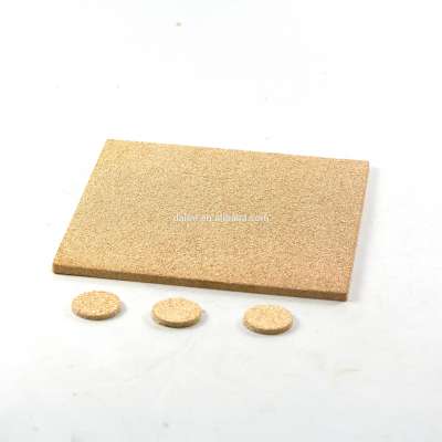 sintered porous metal sinter copper brass bronze filter plate