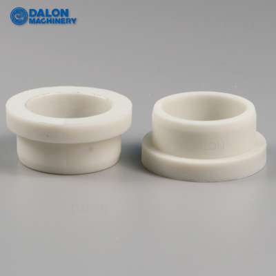 custom PA6 PA66  nylon POM peek plastic bushing with flange