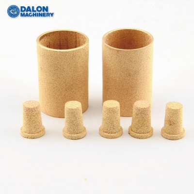 30 micron custom sintered porous brass bronze oil filter element