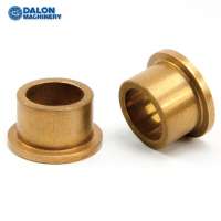 powder metallurgy sintered bronze iron flange slide bearing