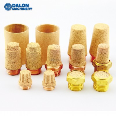 1/8 PT SINTERED POROUS METAL POWDER BRONZE BRASS COPPER STAINLESS STEEL PLASTIC EXHAUST PNEUMATIC AIR SILENCE SILENCER MUFFLER